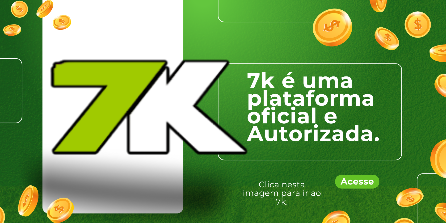 Banner Plataforma 7k Bet Bônus Sem Depósito